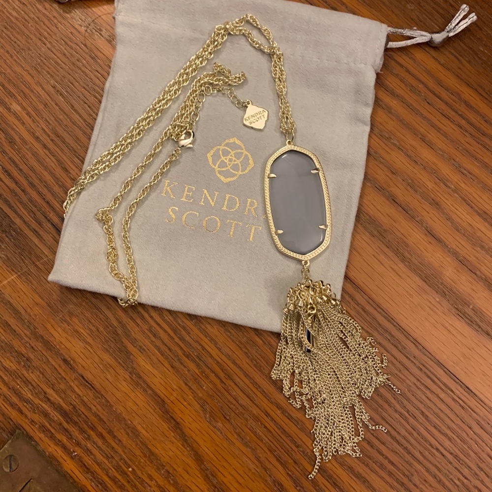 Kendra Scott Rayne Necklace in Slate